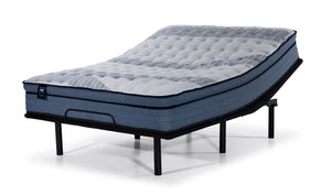 Sealy® Essentials Remy Firm Eurotop King Mattress and L2 Motion Adjustable Base 2.0