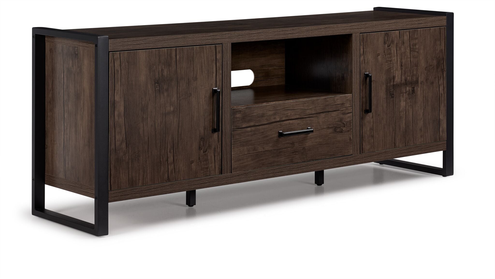 Sean 3-Piece Entertainment Wall Unit- Grey Stone