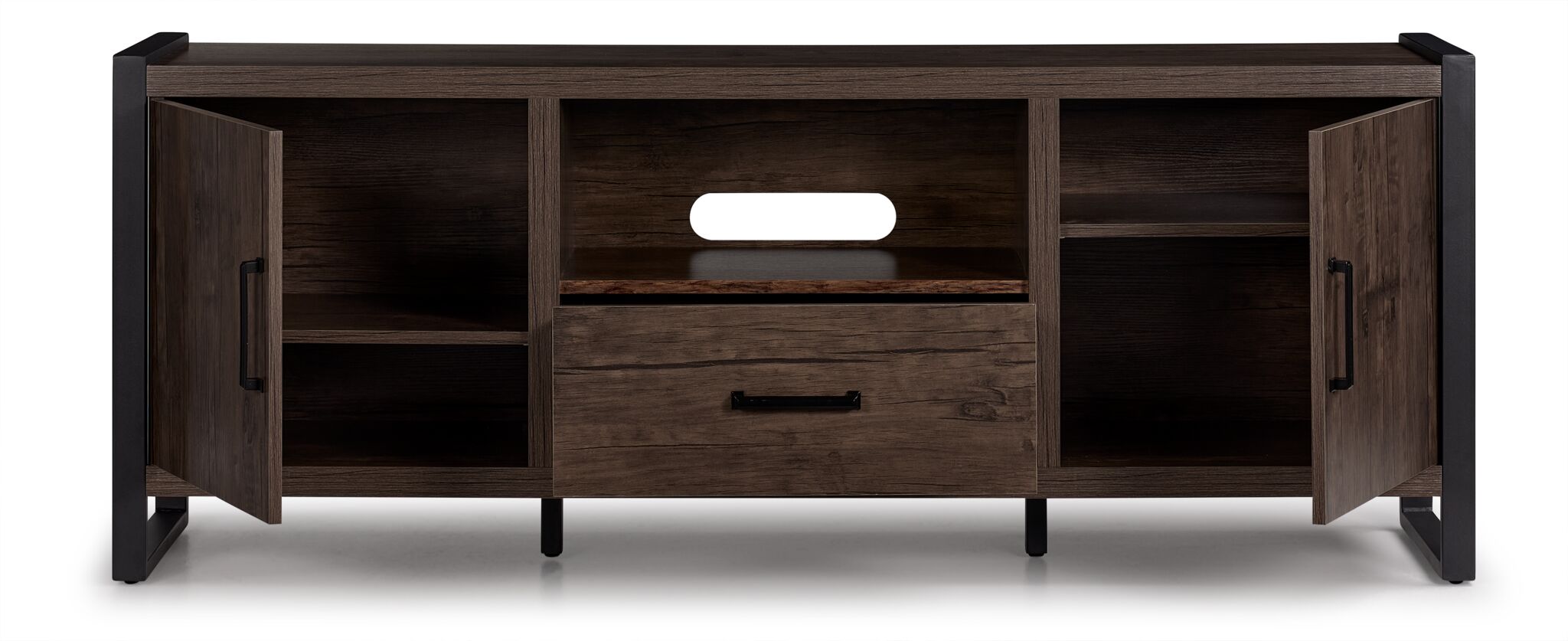 Sean 63.75" TV Stand- Grey Stone