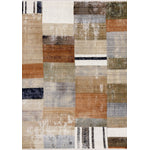 Serene 5'3" x 7'10" Patchwork Quilt Design Area Rug