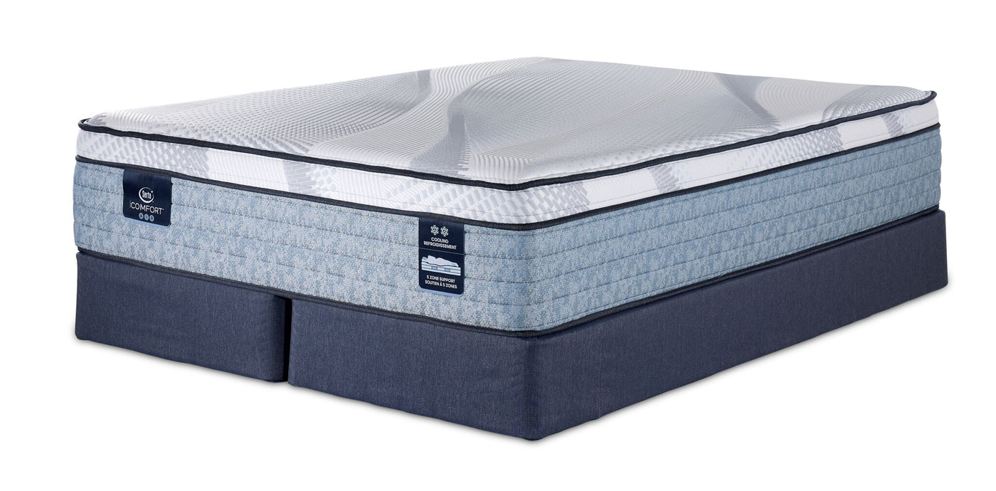 Serta iComfort® AIR 4 Plush Euro Top 14" King Mattress and Split Boxspring Set