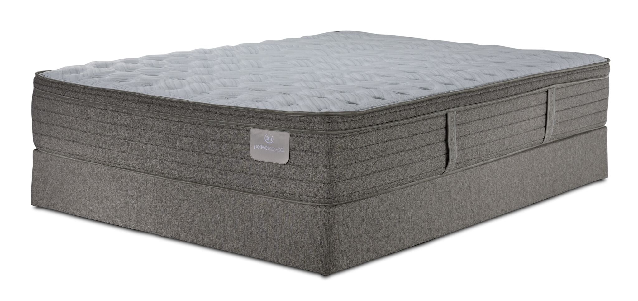 Serta® Perfect Sleeper Pacific Medium Eurotop Twin Mattress and Boxspring Set