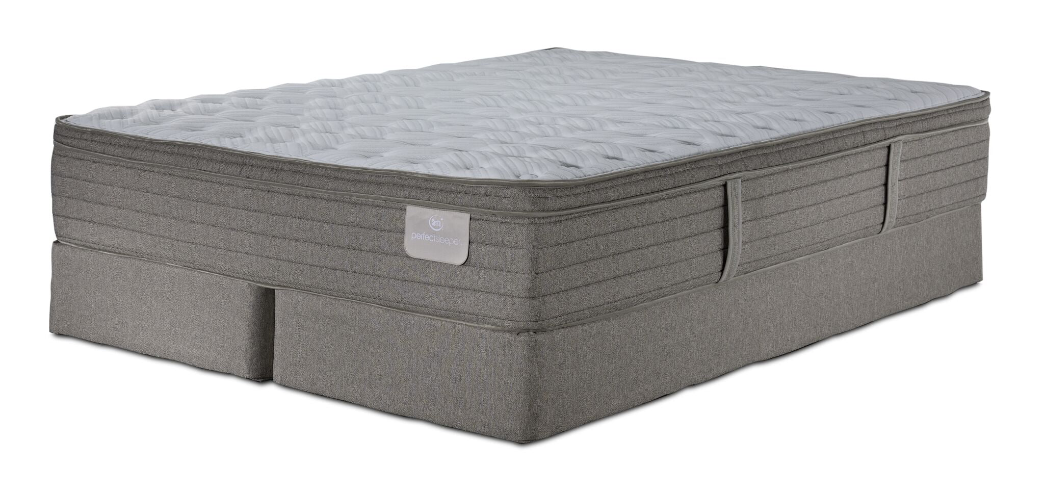 Serta® Perfect Sleeper Pacific Medium Eurotop Queen Mattress and Split Boxspring Set