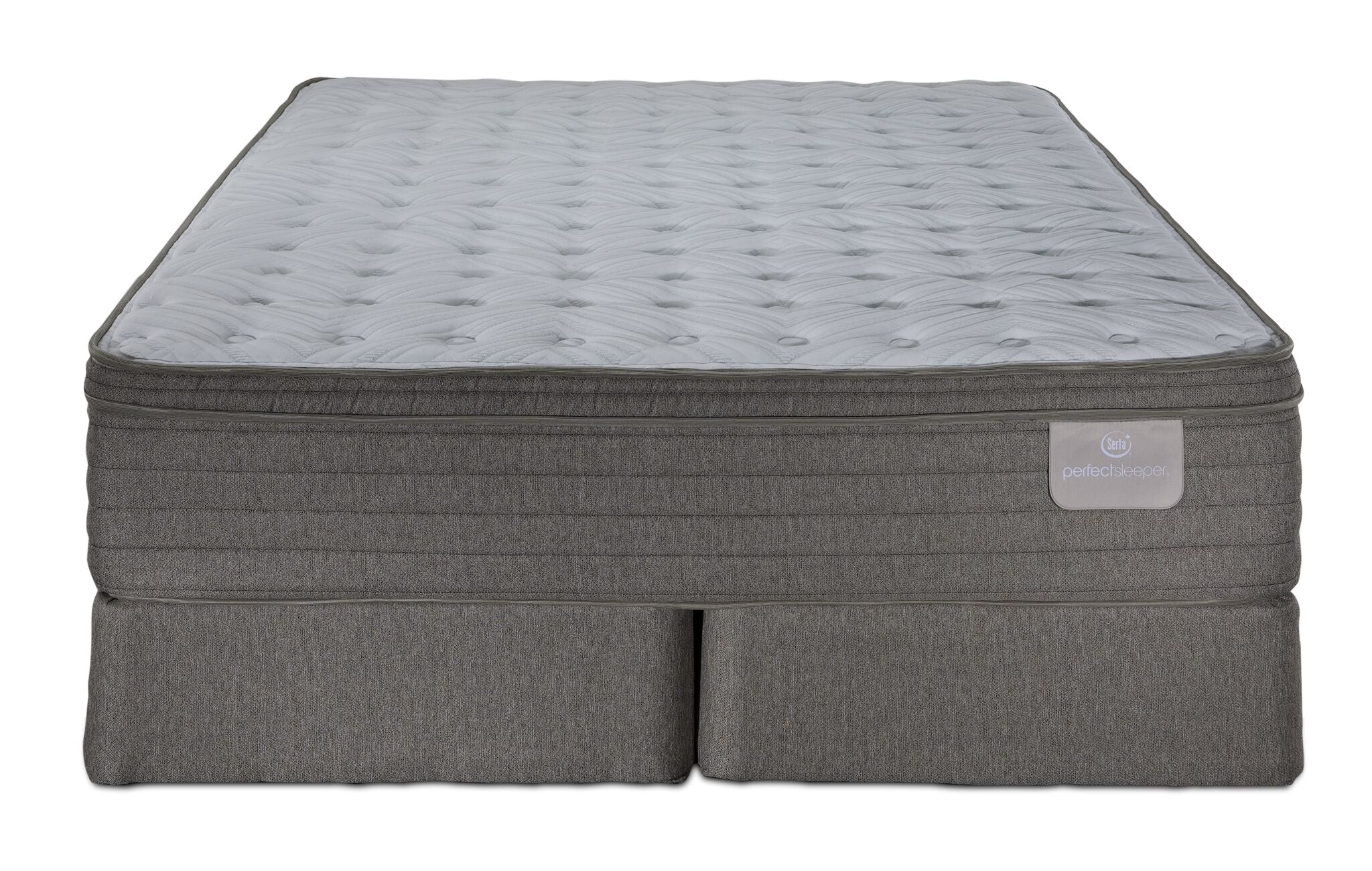 Serta® Perfect Sleeper Pacific Medium Eurotop Queen Mattress and Split Boxspring Set