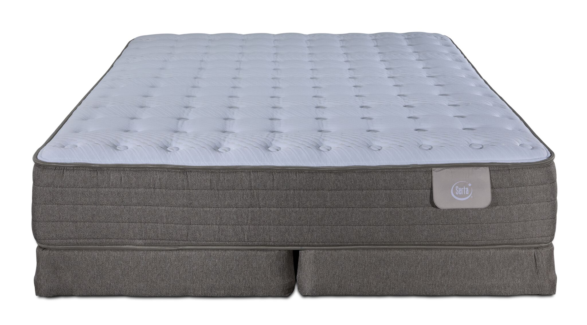 Serta® Panama Firm King Mattress and Low Profile Split Boxspring Set