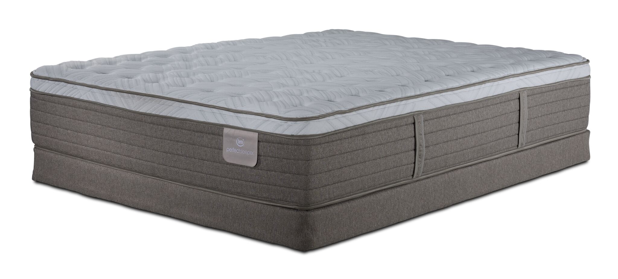 Serta® Perfect Sleeper Provence Firm Eurotop Full Mattress and Low Profile Boxspring Set