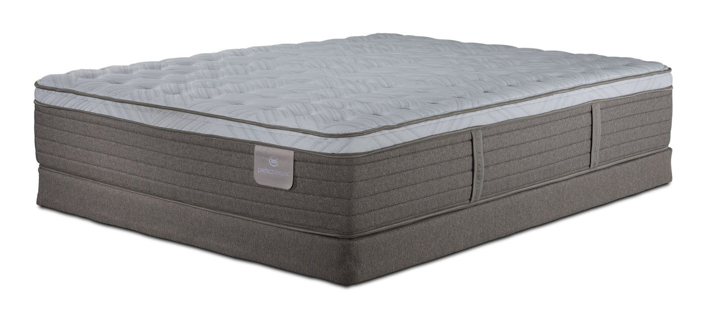 Serta® Perfect Sleeper Provence Firm Eurotop Twin Mattress and Low Profile Boxspring Set