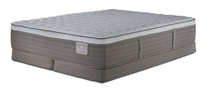 Serta® Perfect Sleeper Provence Firm Eurotop Queen Mattress and Low Profile Split Boxspring Set