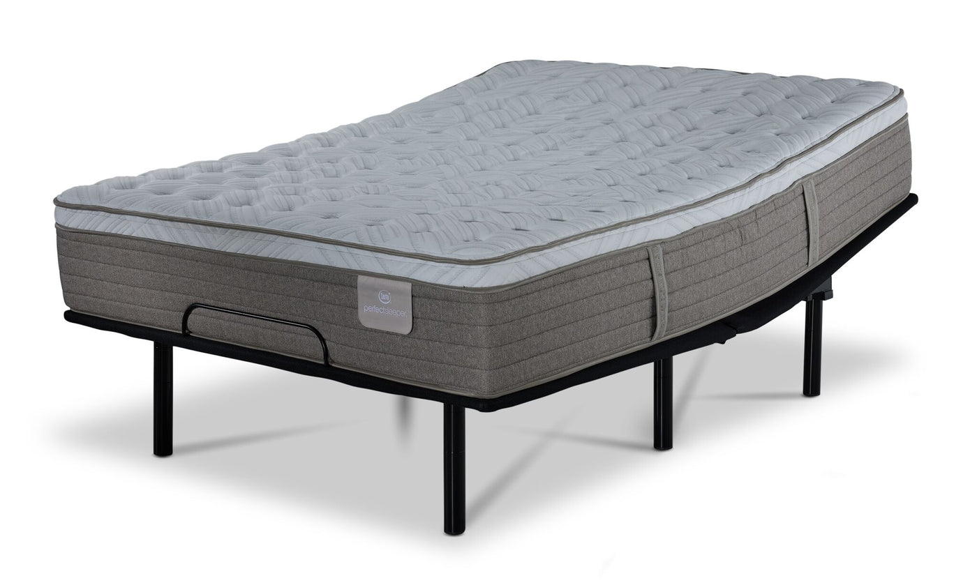 Serta® Perfect Sleeper Provence Firm Eurotop Twin XL Mattress and L2 Pro Motion Adjustable Base