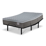 Serta® Perfect Sleeper Provence Firm Eurotop Queen Mattress and L2 Pro Motion Adjustable Base