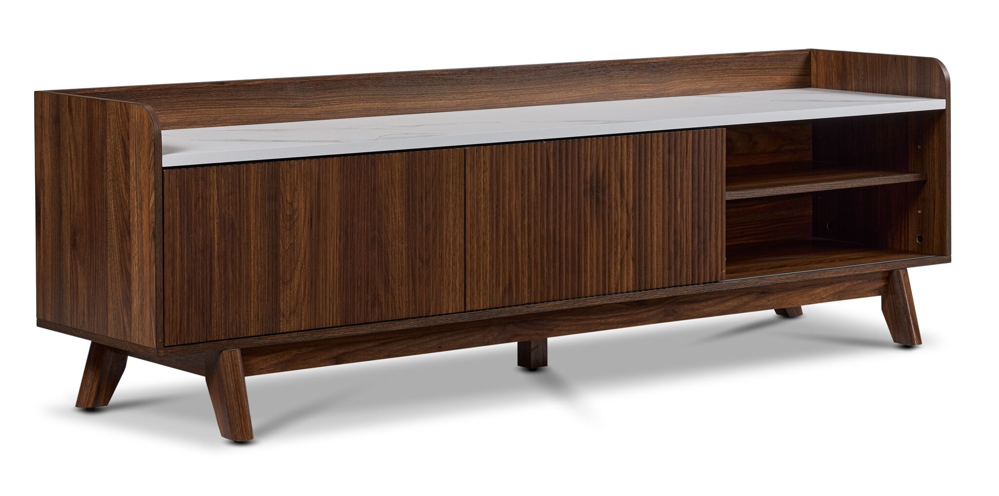 Sevyn 70" TV Stand - Walnut Brown