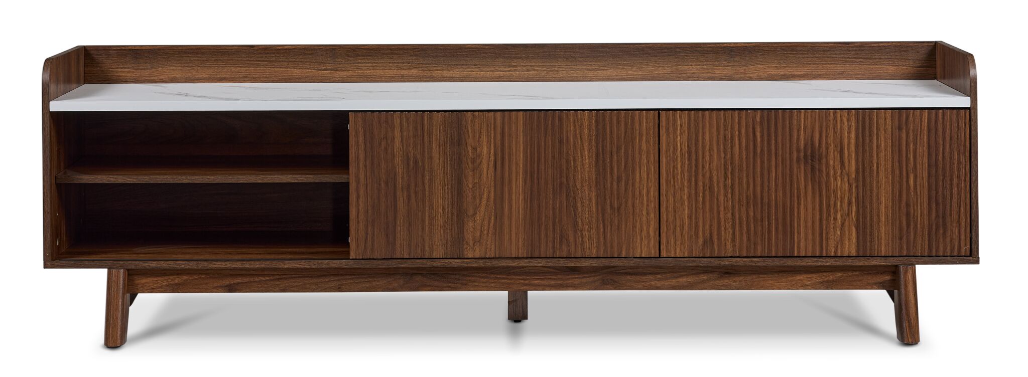 Sevyn 70" TV Stand - Walnut Brown