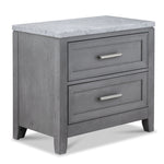 Silverstone Night Table - Mist Grey