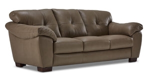 Sloan II Leather Sofa - Chocolate