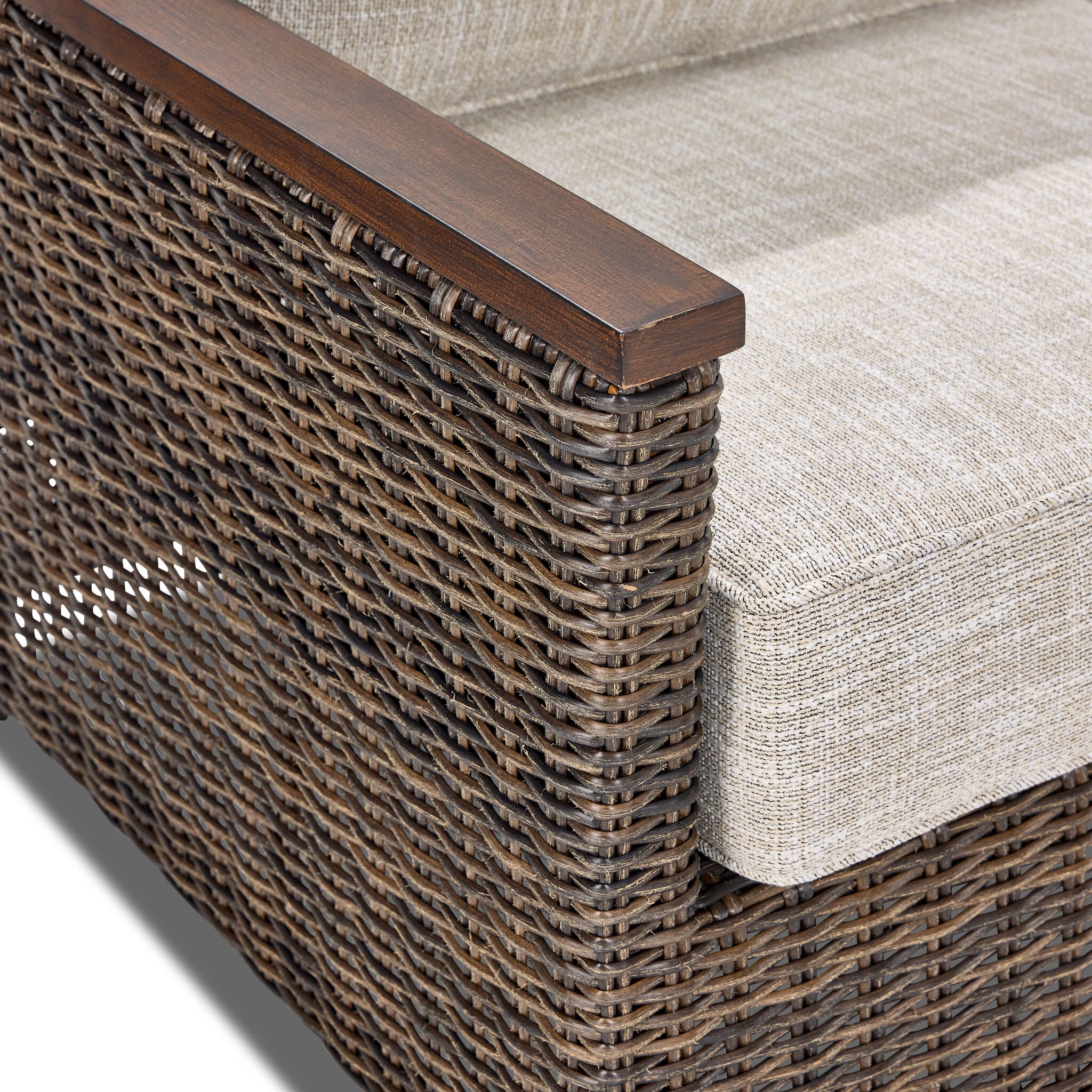 Solstice Outdoor Swivel Chair - Antique Brown