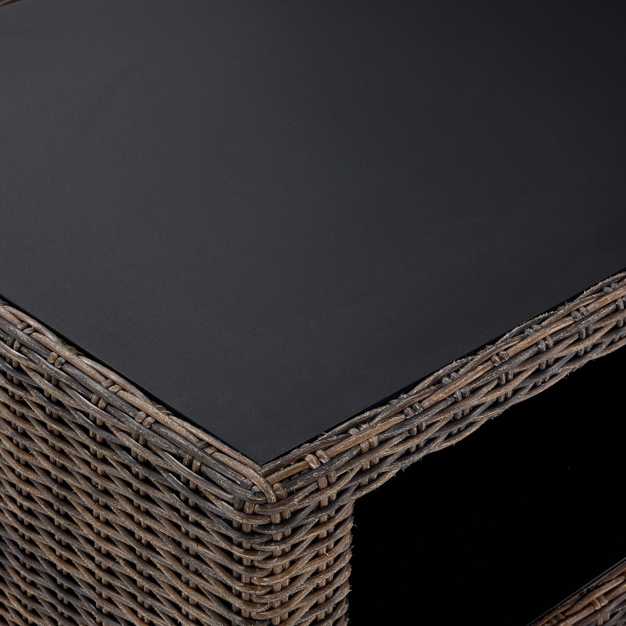 Solstice Outdoor Coffee Table - Antique Brown