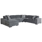 Somerset 4-Piece Sectional with Left-Facing Chaise - Charcoal