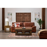 Stampede Leather Sofa - Chestnut