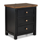 Stormy Ridge Night Table - Slate Black, Chicory