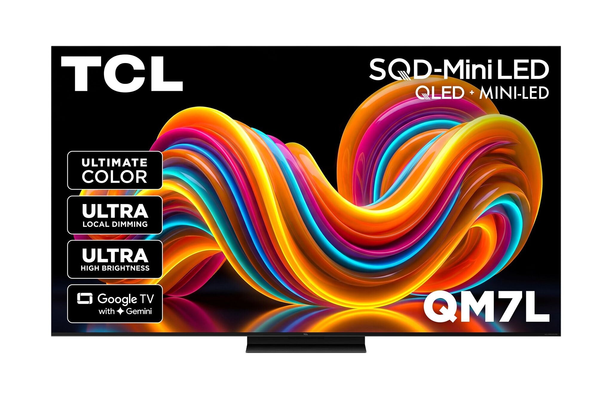 TCL 75" QM7L Series 4K UHD HDR SQD-Mini LED Smart TV with Google TV - 75QM7L--