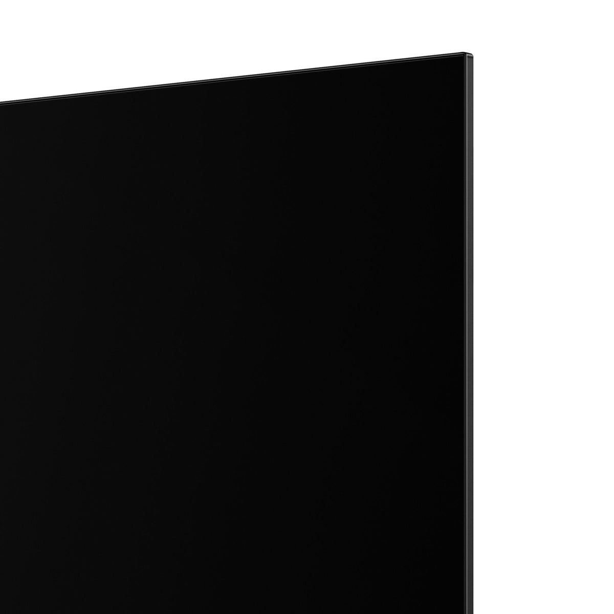 Close-up of the TCL 75-inch M8L Series Mini-LED Smart TV showing the thin black bezel around the screen