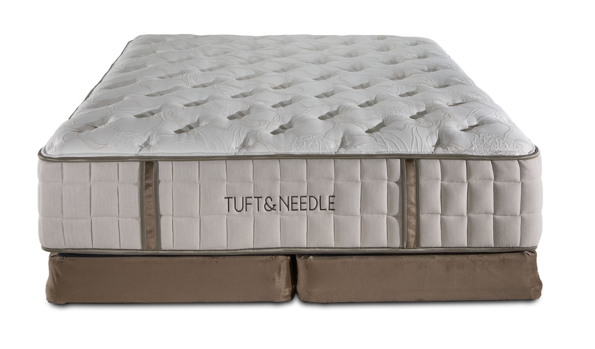 Tuft & Needle Toile Tight Top Firm King Mattress and Low Profile Split Boxspring Set