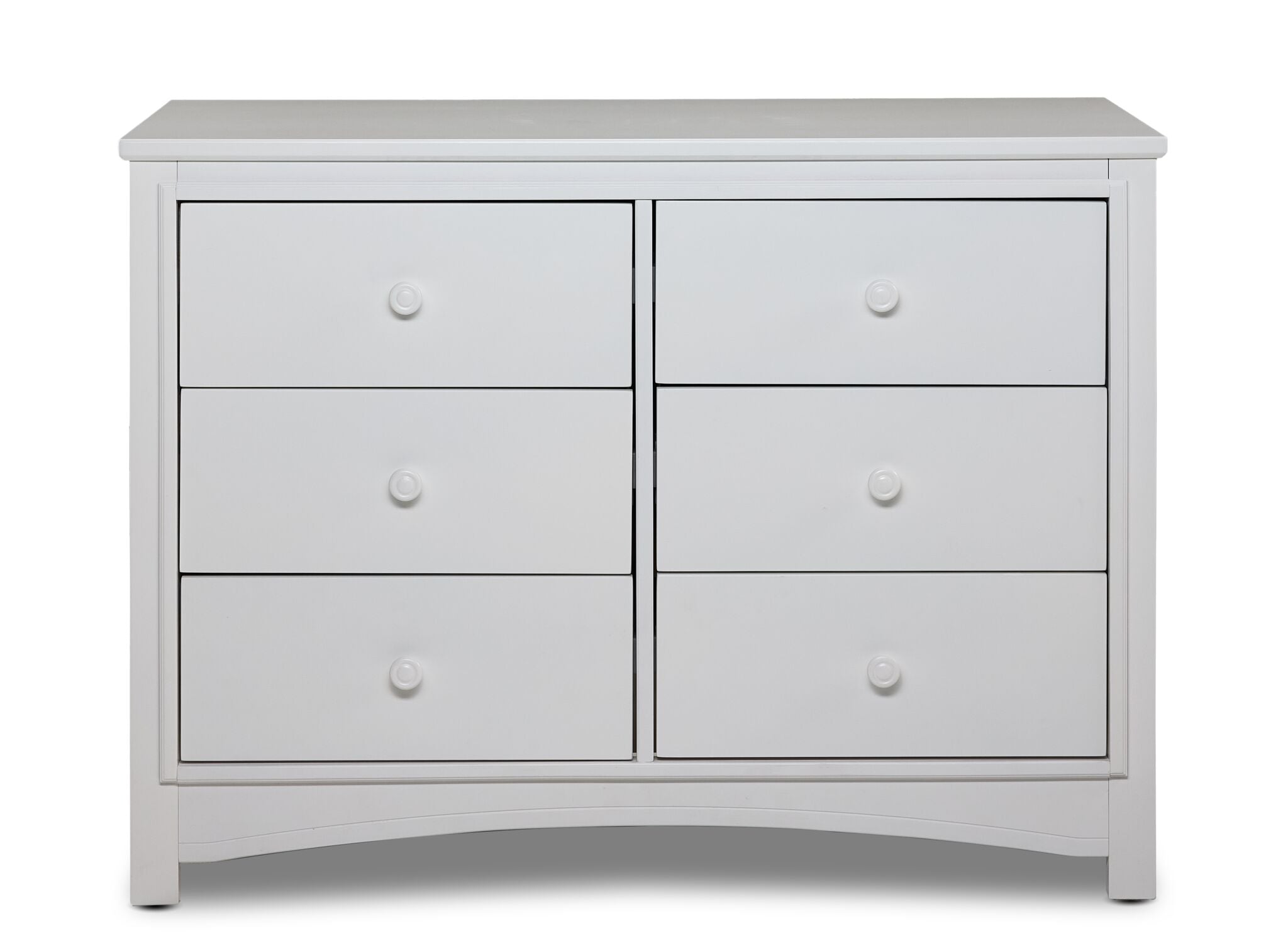 Delta Children Taylor 6 Drawer Dresser - Bianca White