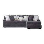 Teddy 2-Piece Sectional with Right-Facing Chaise-Grey