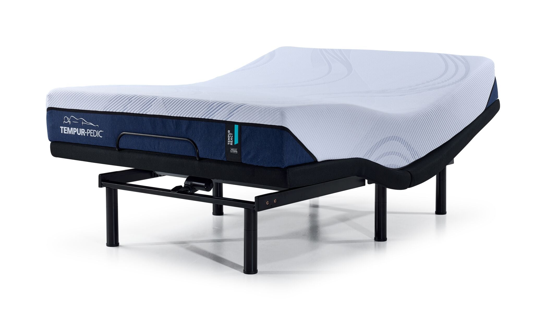 Tempur-Pedic React 2.0 Medium 10" Queen Mattress and L2 Motion Pro Adjustable Base