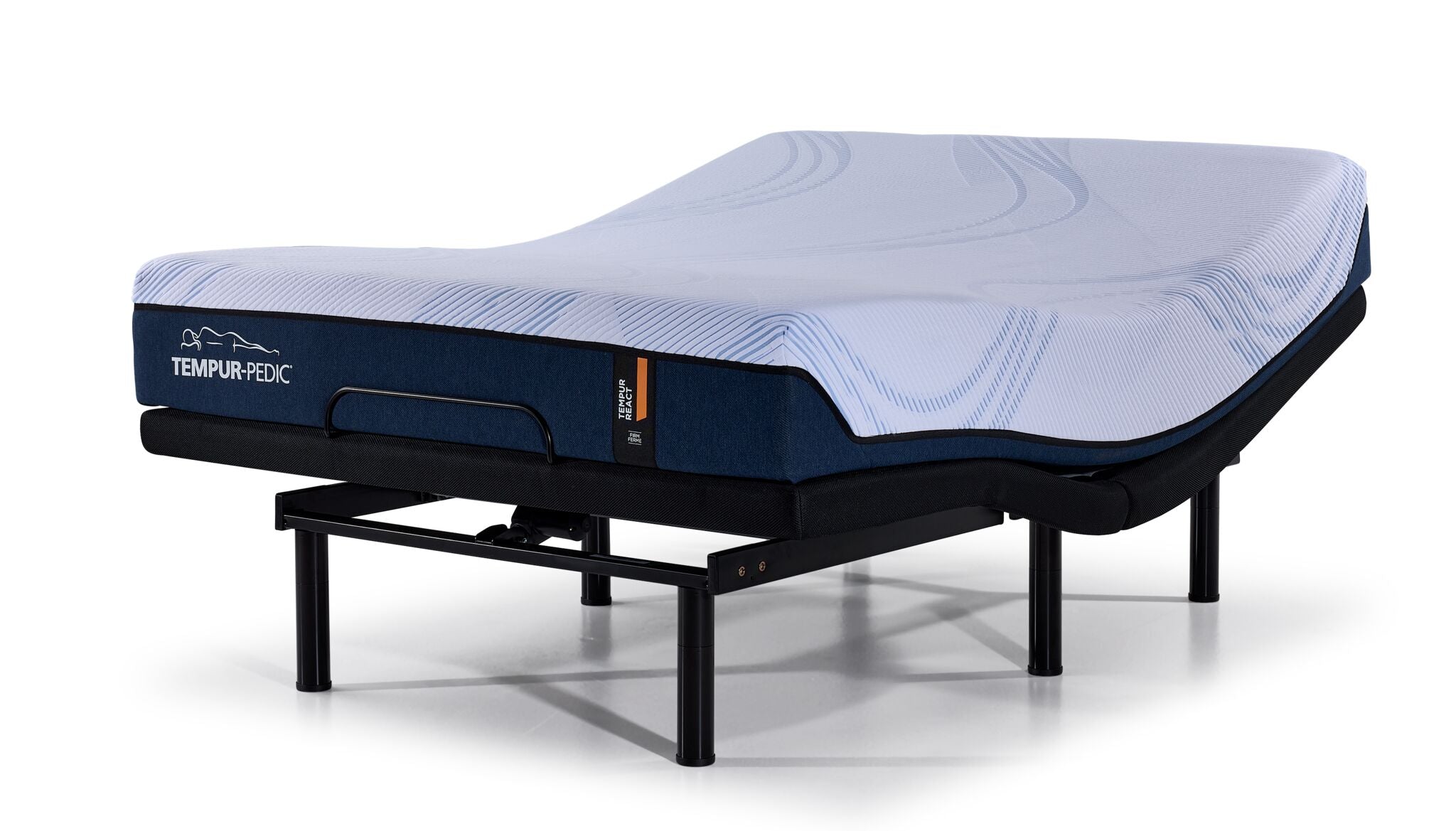 Tempur-Pedic React 2.0 Firm 11" Twin XL Mattress and L2 Motion Fit Adjustable Base