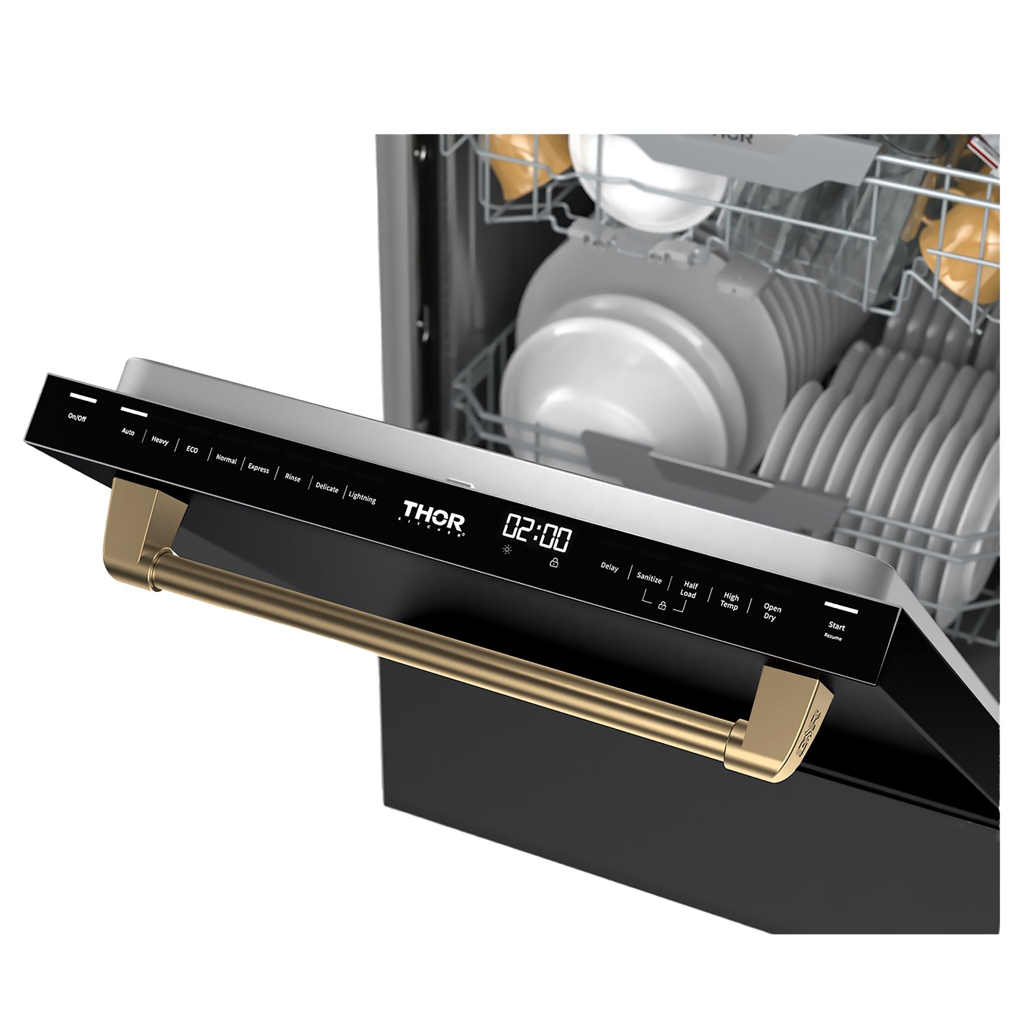 Thor Kitchen Black Stainless Steel Dishwasher (Gordon Ramsay Series) - DW24X8BA00-BRZ