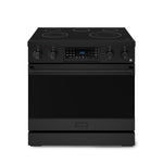 Thor Kitchen Black Stainless Steel Freestanding Professional Electric Range|Gordon Ramsay Series (6 cu.ft) - RSE36B