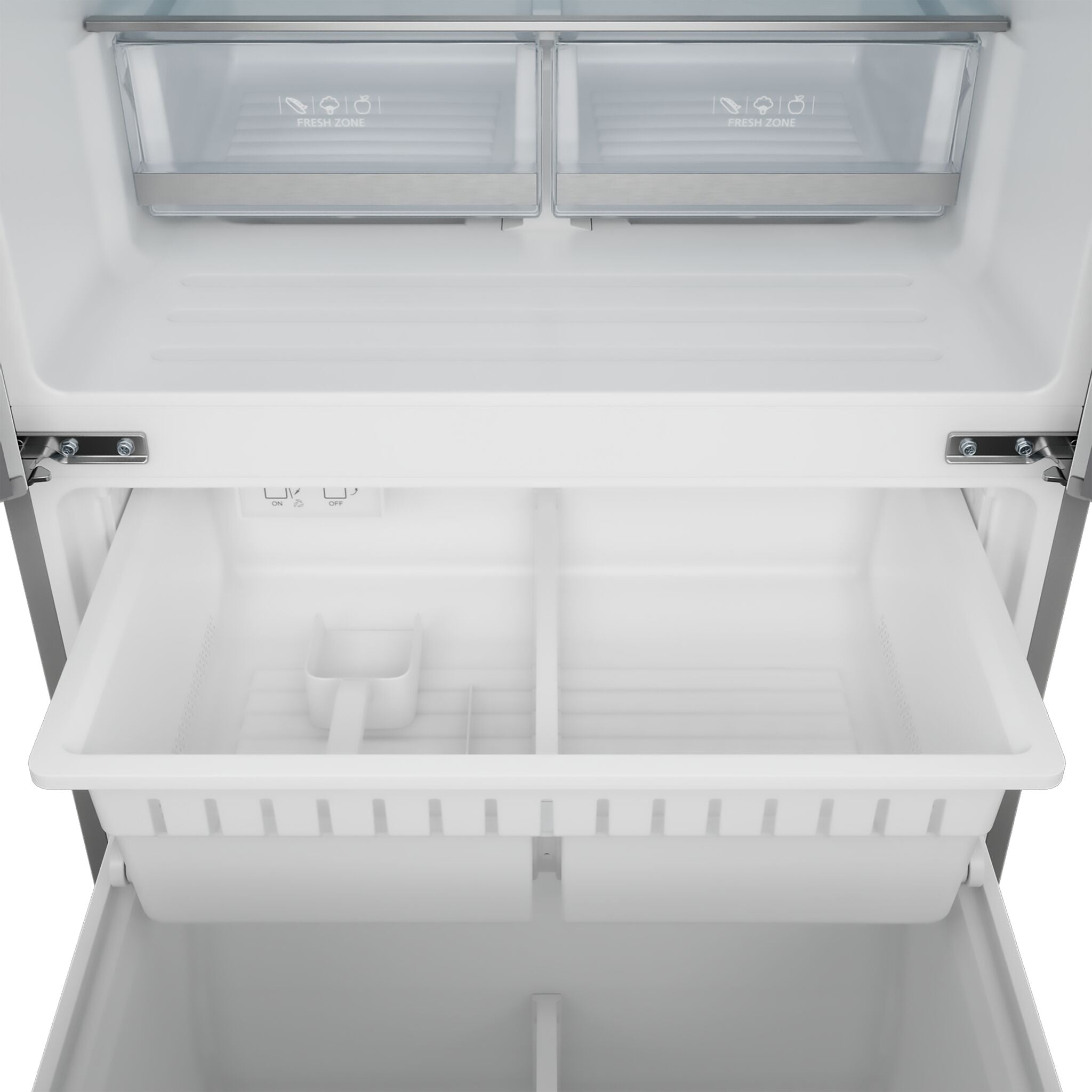 Thor Kitchen - Gordon Ramsay Collection 30" 17.5 Cu. Ft. Stainless Steel Counter-Depth French Door Refrigerator with Ice Maker - RF3017FFD99-BRZ