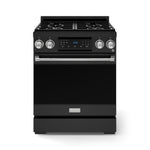 Thor Kitchen Black Stainless Steel Freestanding Professional Gas Range|Gordon Ramsay Series (4.55 cu.ft.) - RSG30B-SS