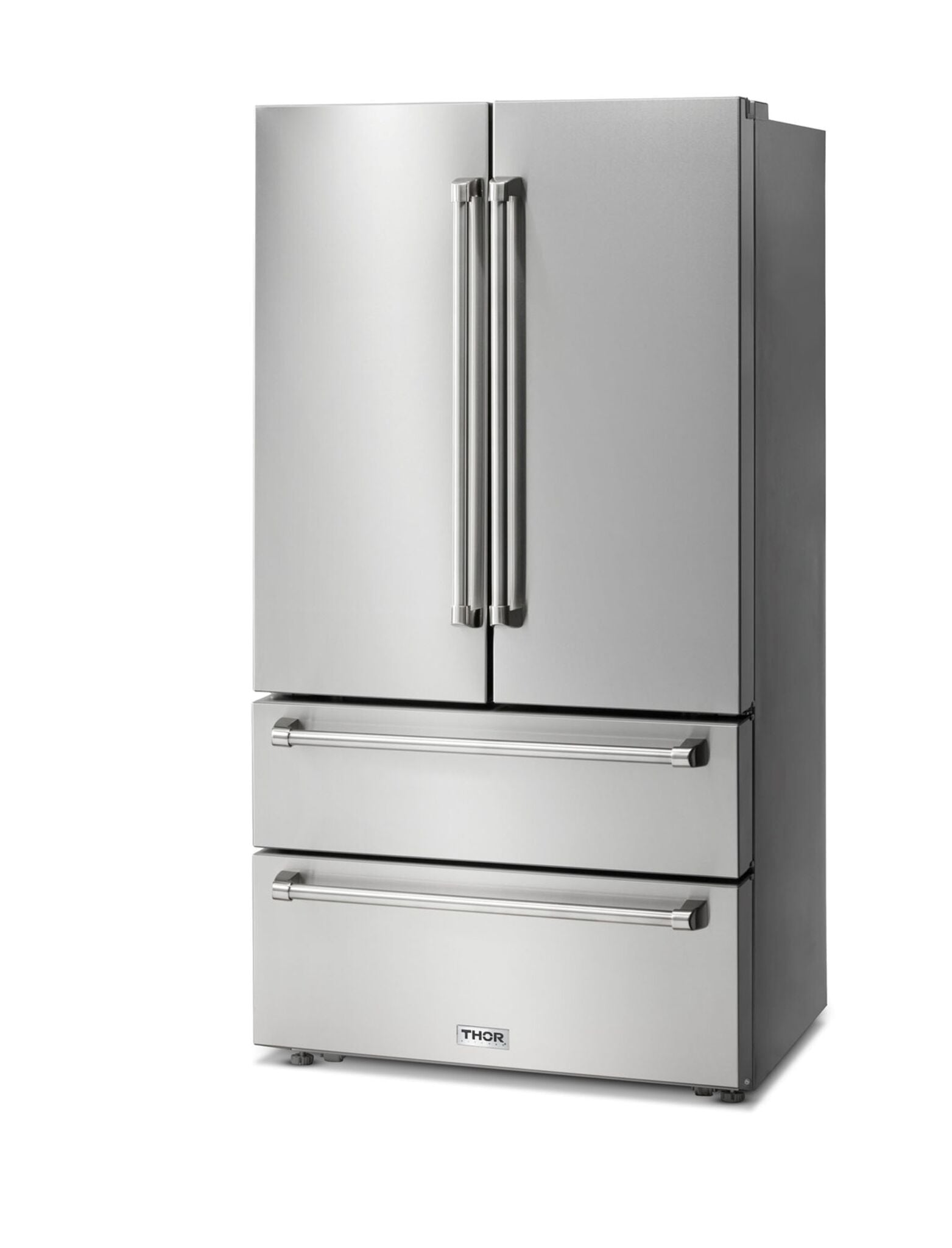 Thor Kitchen 36" 22.5 Cu. Ft. Stainless Steel French Door Refrigerator with Ice Maker - TRF3602