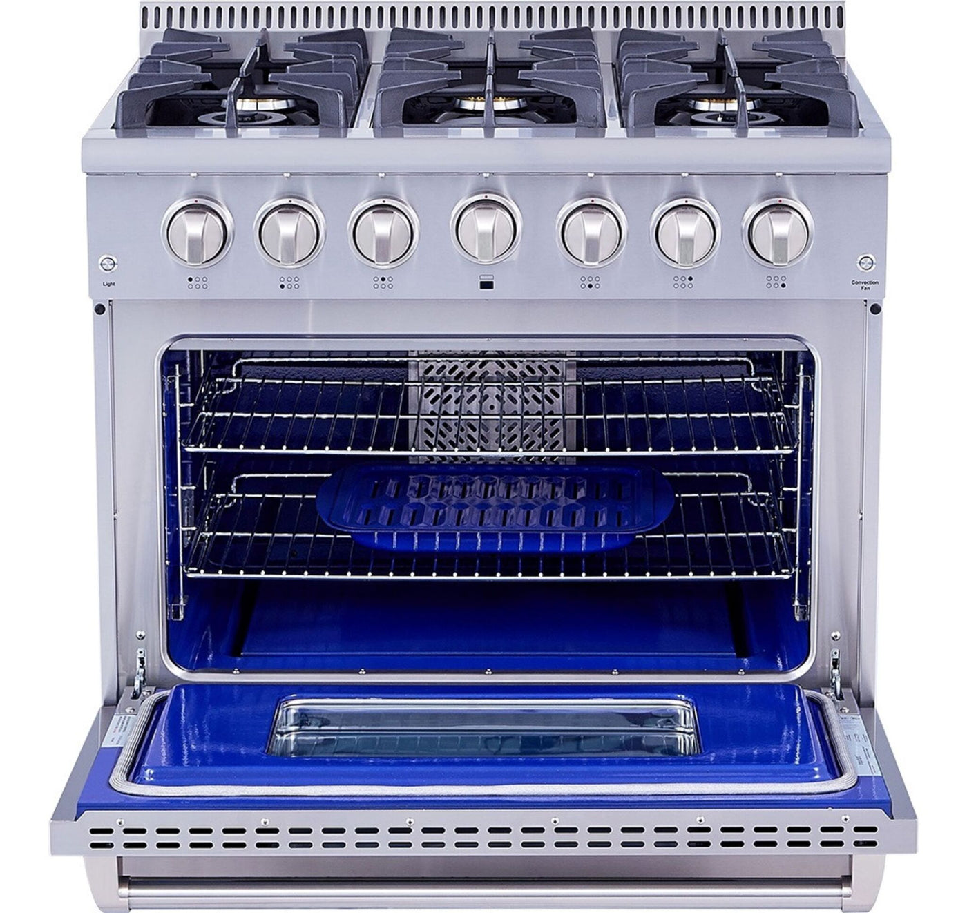 Thor Kitchen Stainless Steel Freestanding Dual Fuel Range (5.2 cu.ft.) - HRD3606U