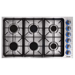 Thor Kitchen Stainless Steel 36" Drop-In Gas Cooktop - TGC3601