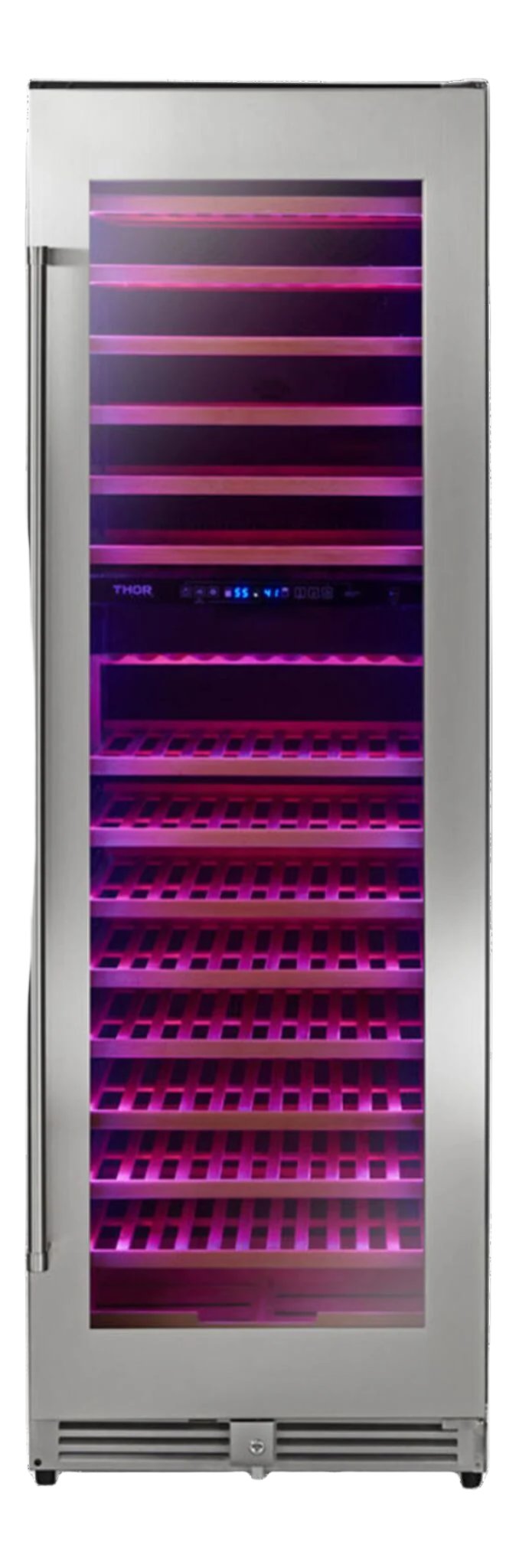 Vini_TK Thor Kitchen Stainless Steel Dual Zone Wine Cooler - TWC2403DI