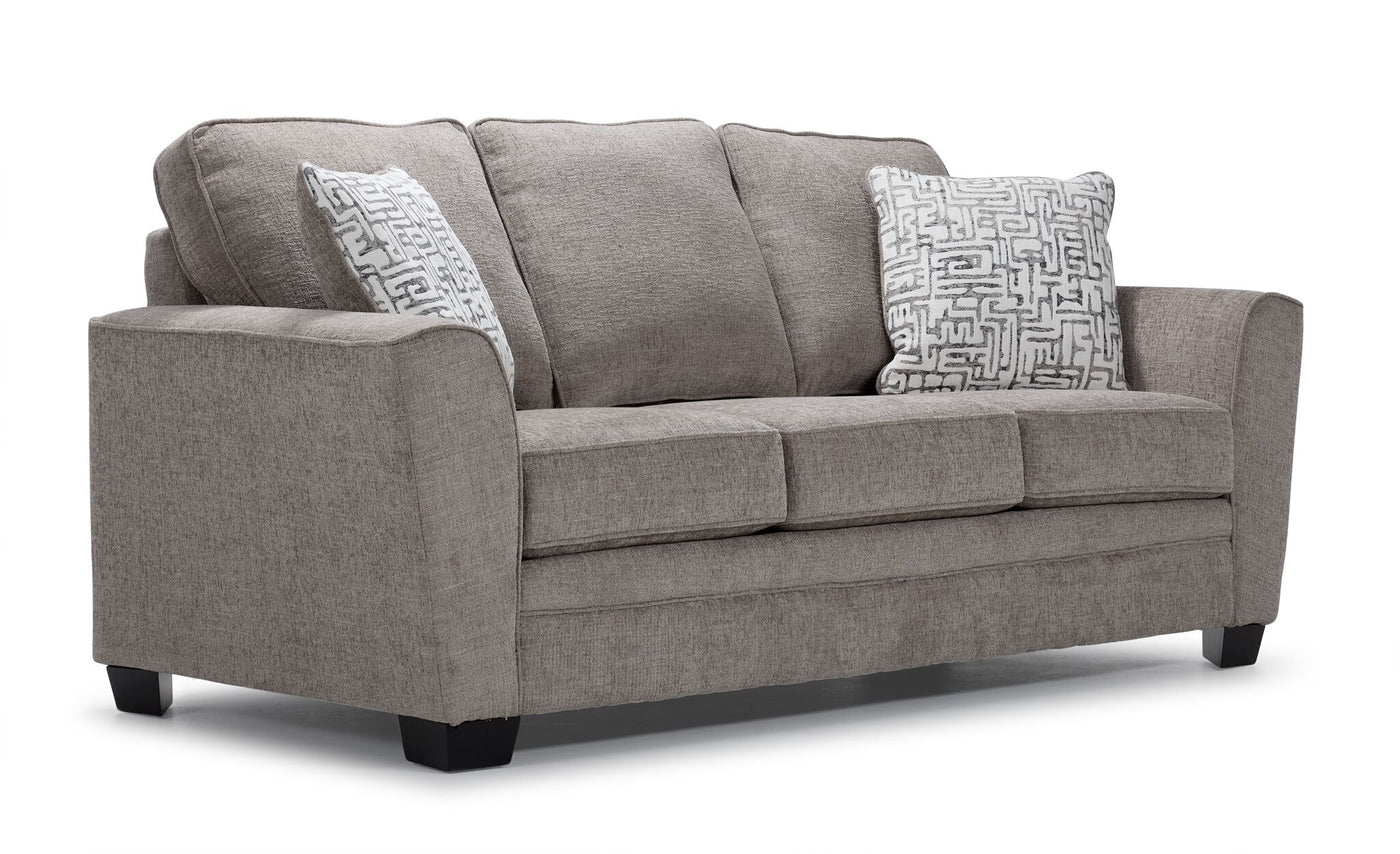 Tilley Sofa and Loveseat Set - Taupe