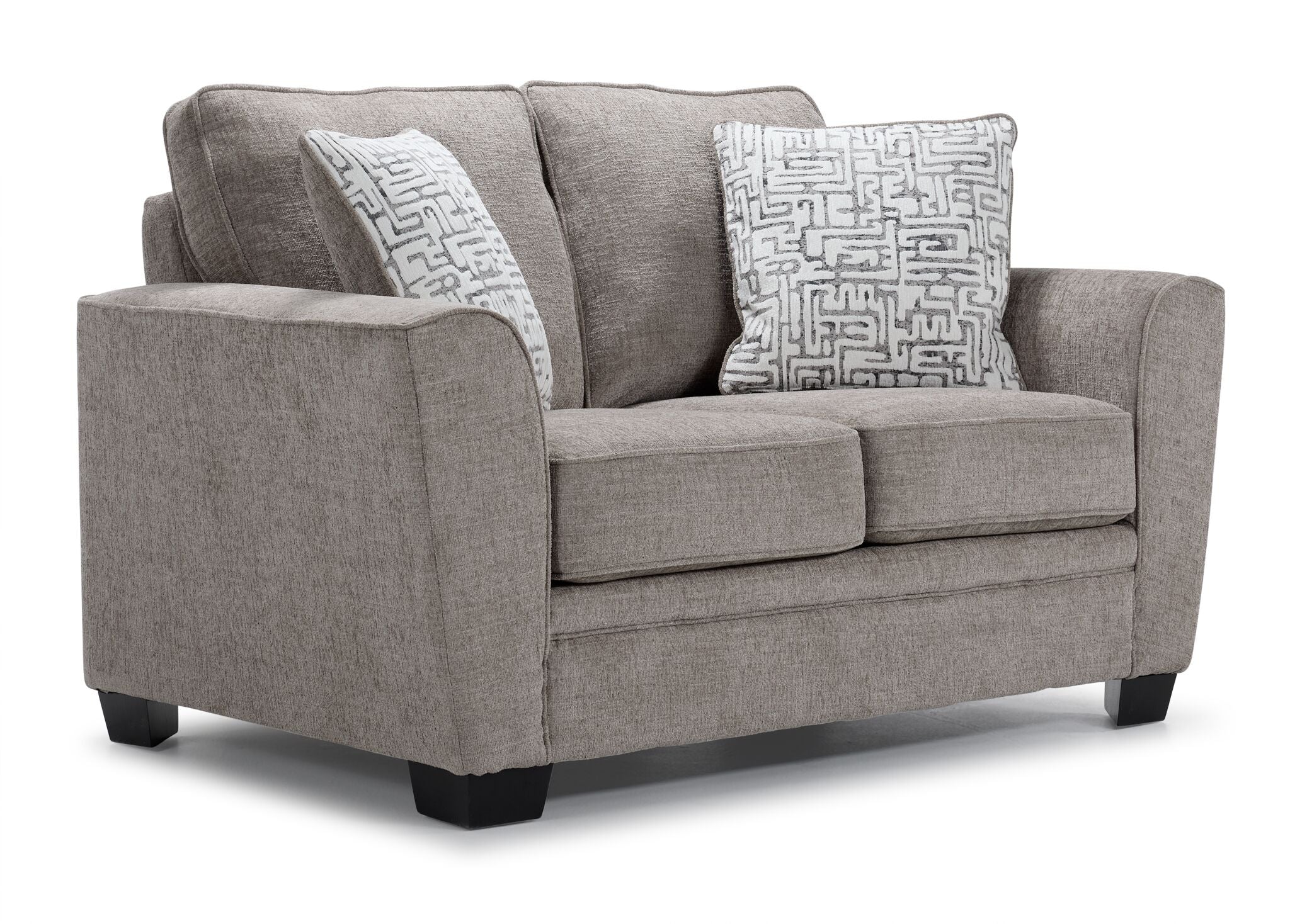 Tilley Sofa and Loveseat Set - Taupe