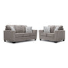 Tilley Sofa and Loveseat Set - Taupe