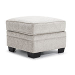 Tilley Ottoman - White