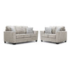 Tilley Sofa and Loveseat Set - White