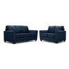 Tilley Sofa and Loveseat Set - Indigo