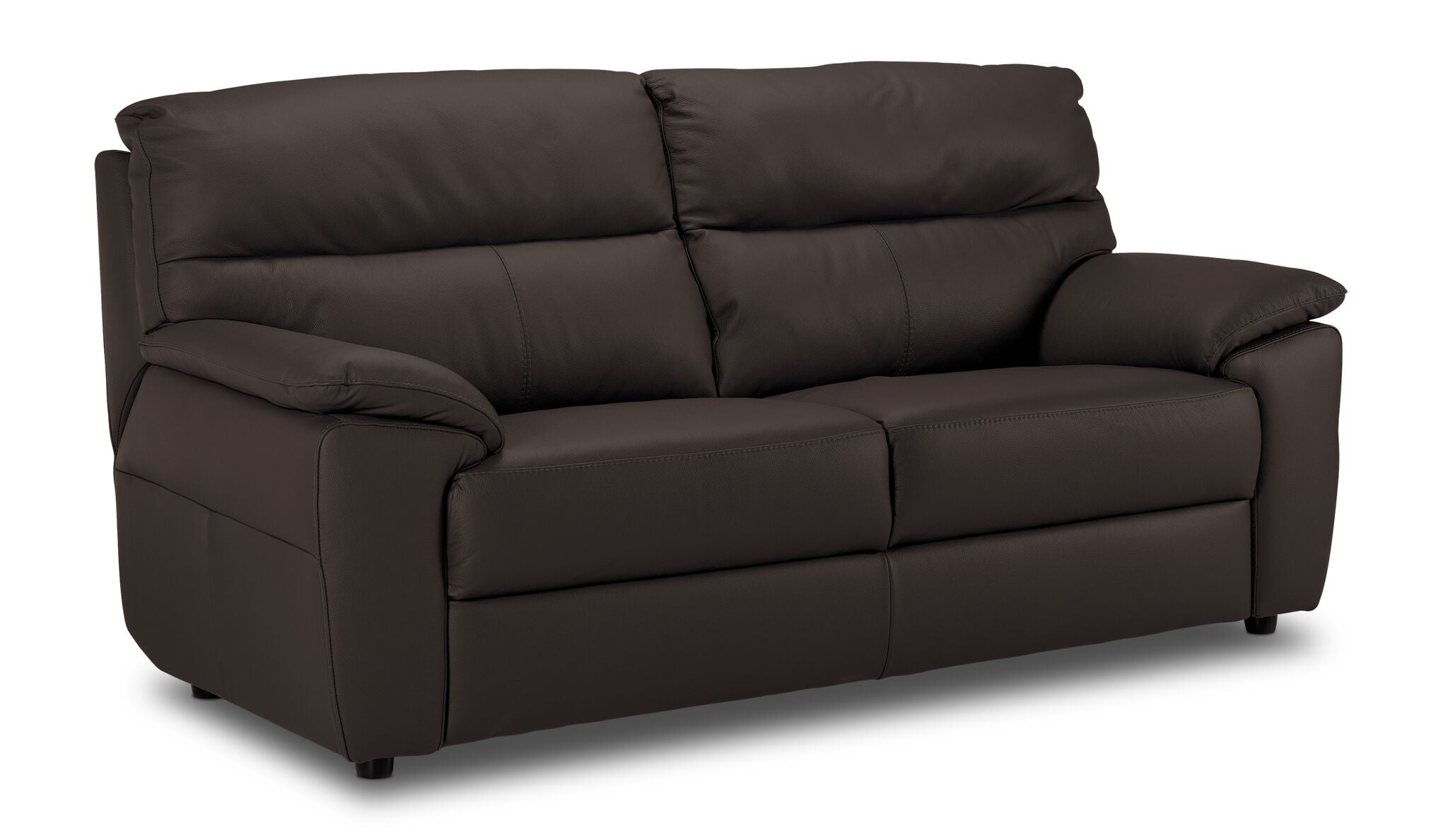 Toscana Leather Sofa, Loveseat and Chair Set - Chocolate