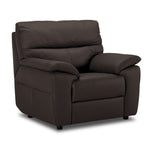 Toscana Leather Chair - Chocolate