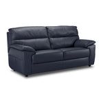 Toscana Leather Sofa - Navy Blue