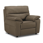 Toscana Leather Chair - Taupe