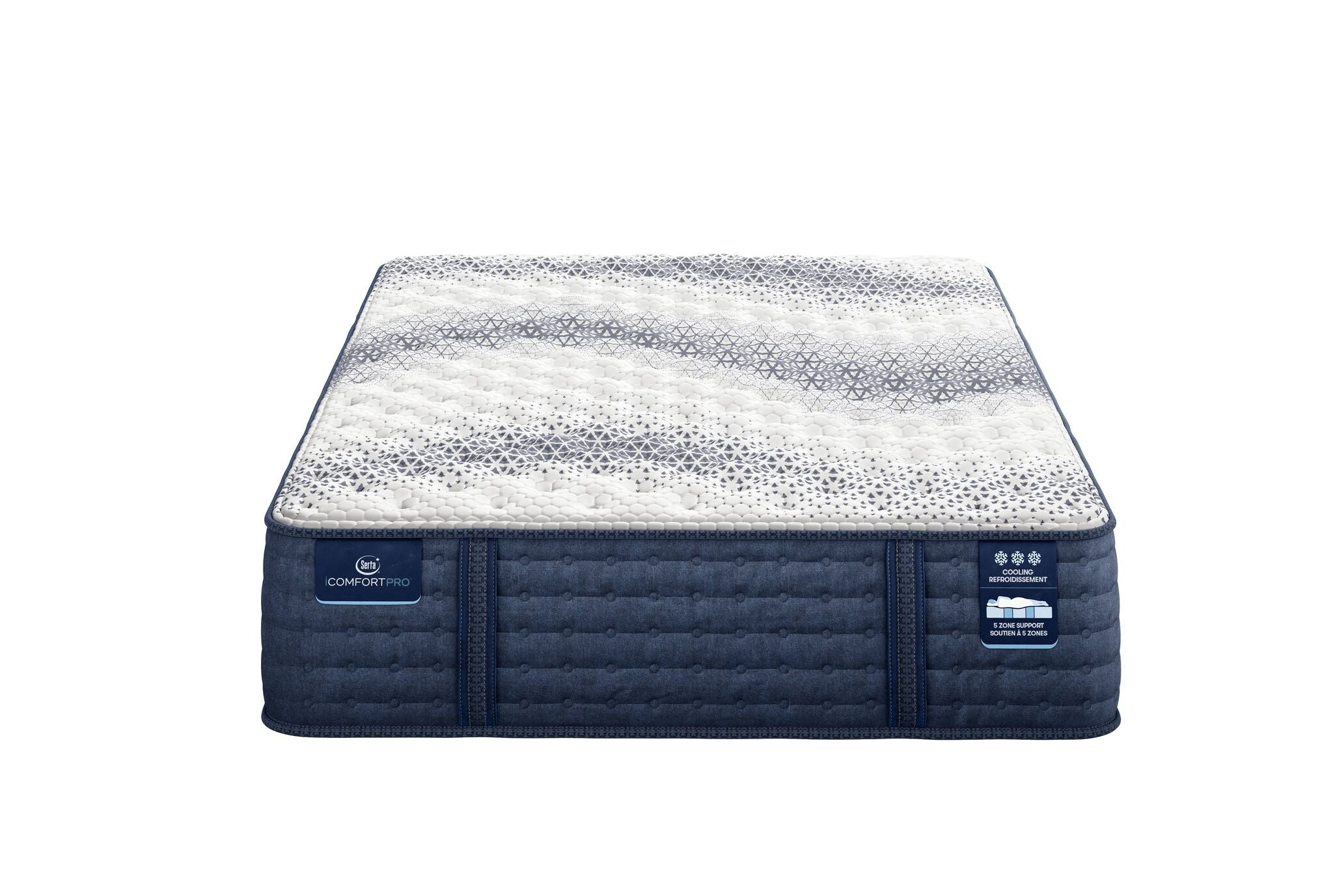 Serta iComfort PRO Tropea Tight Top Firm King Mattress and Split Boxspring Set
