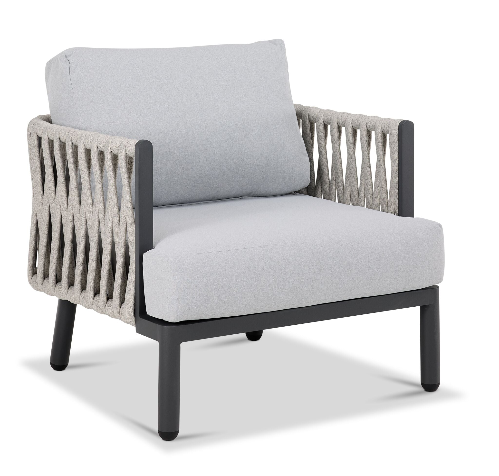 In Full Bloom - Urbana 5-Piece Conversation Set - Grey